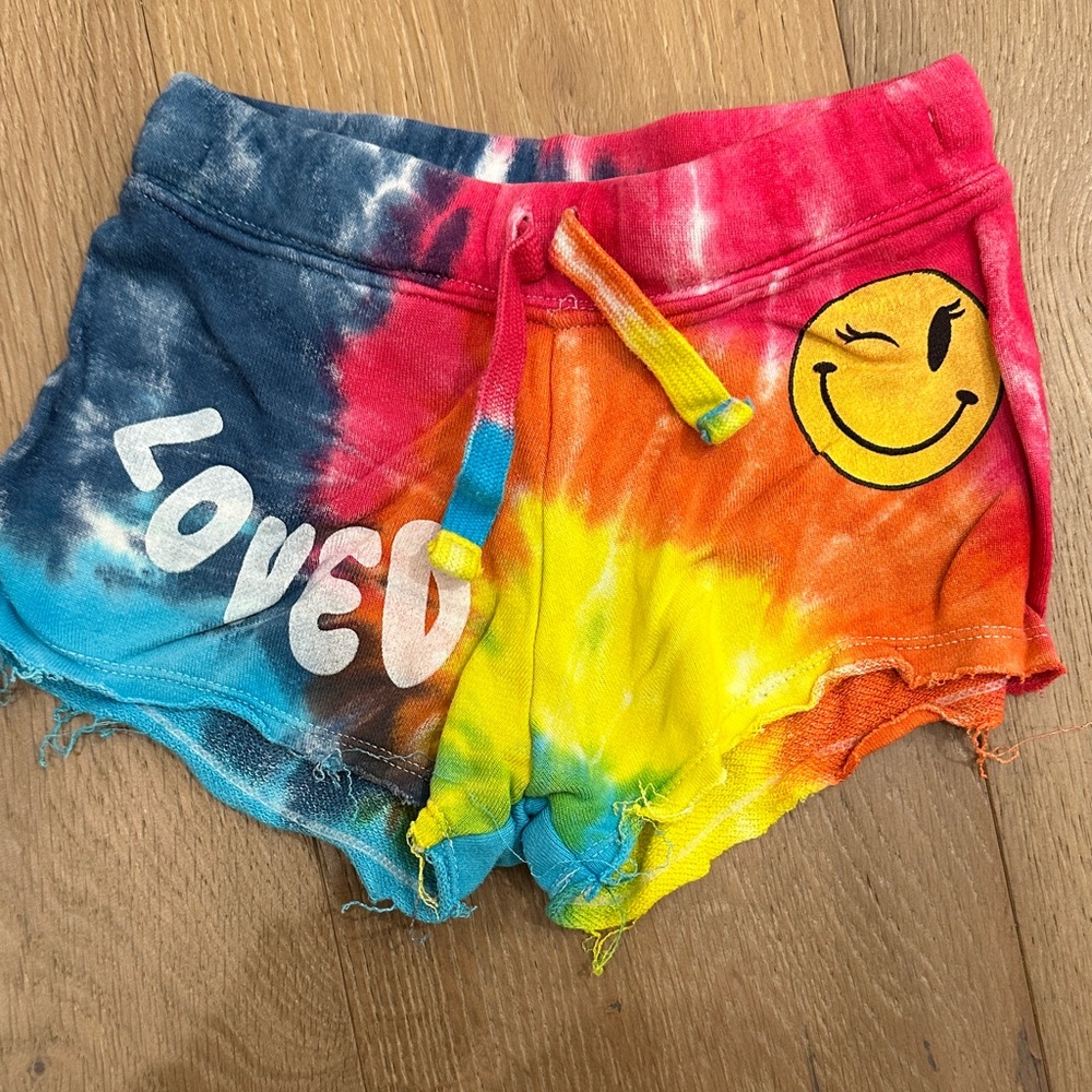 Flowers by Zoe Colorful Tie-Dye Shorts